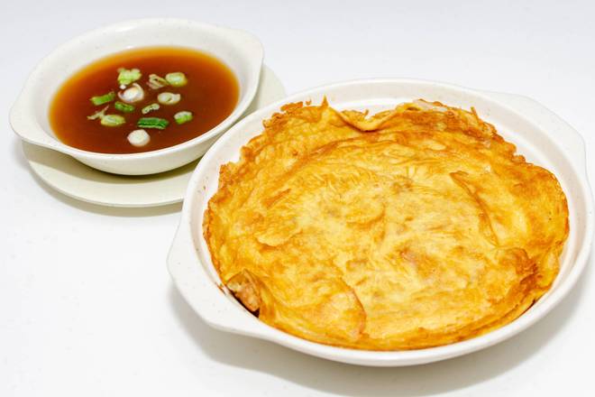57A. Egg Foo Yong with Diced Seafood 海鮮粒煎芙蓉蛋